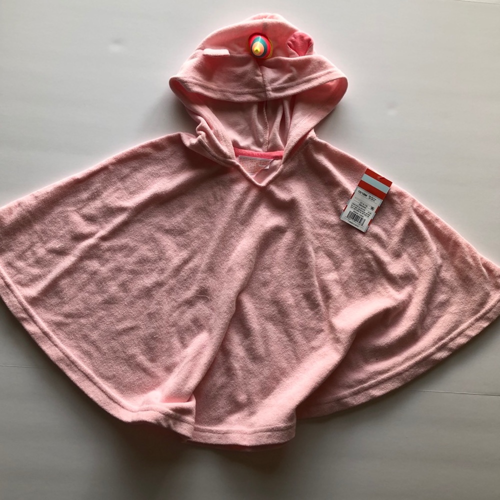 Cat & Jack Pink Unicorn Sleeveless Pool Coverup